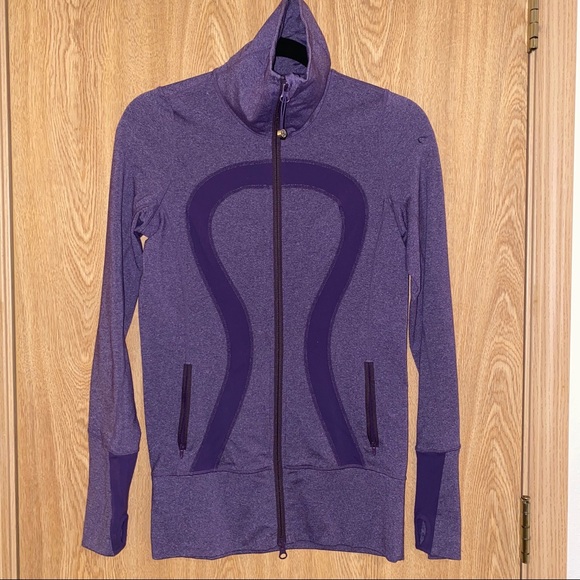 Lululemon In Stride Jacket Concord Grape Size 4 - Picture 2 of 4